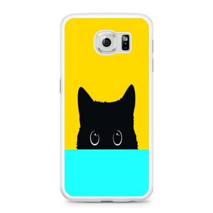 Cute Black Kitty Samsung Galaxy S6 / S6 Edge / S6 Edge Plus Case - Image 2