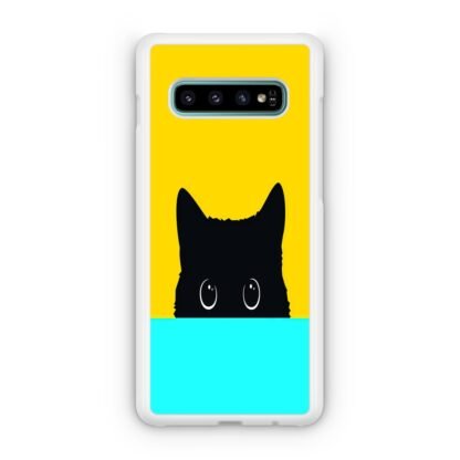 Cute Black Kitty Samsung Galaxy S10 / S10e / S10 Plus / S10 5G Case - Image 2