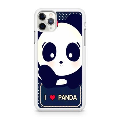 Cute I love Panda iPhone 12 / 12 Pro / 12 Pro Max / 12 Mini Case - Image 2