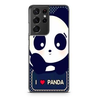 Cute I love Panda Samsung Galaxy S21 / S21 Plus / S21 Ultra / S21 FE Case