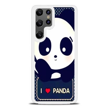 Cute I love Panda Samsung Galaxy S25 / S25 Plus / S25 Ultra Case - Image 2