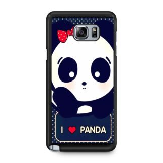 Cute I love Panda Samsung Galaxy Note 5 Case