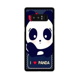 Cute I love Panda Samsung Galaxy Note 8 Case
