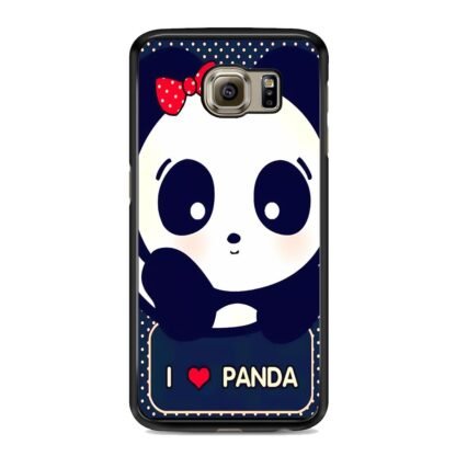 Cute I love Panda Samsung Galaxy S6 / S6 Edge / S6 Edge Plus Case
