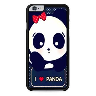 Cute I love Panda iPhone 6 / 6S / 6 Plus / 6S Plus Case