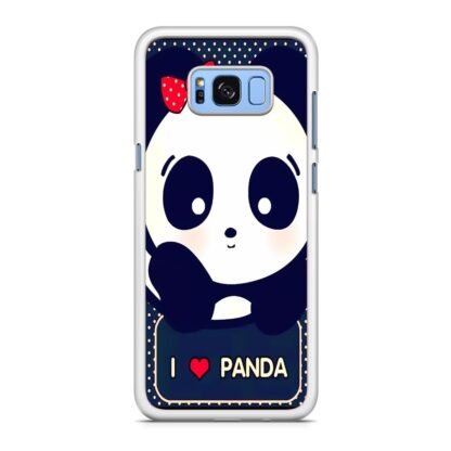 Cute I love Panda Samsung Galaxy S8 / S8 Plus Case - Image 2