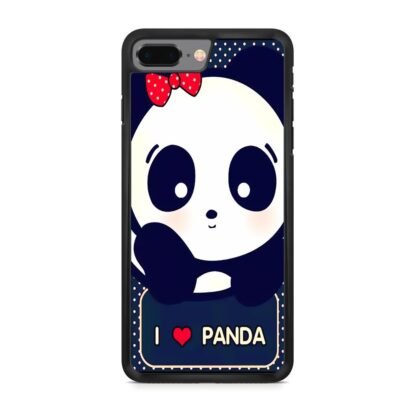 Cute I love Panda iPhone 7 Plus / 8 Plus Case