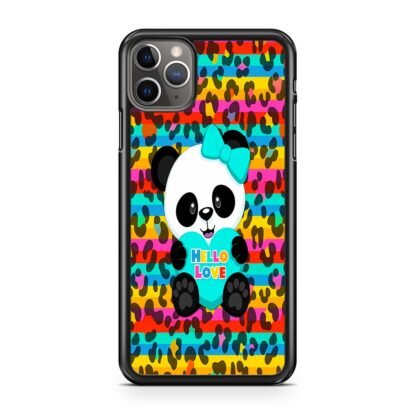 Cute Panda Hello Love iPhone 16 / 16 Plus / 16 Pro / 16 Pro Max Case