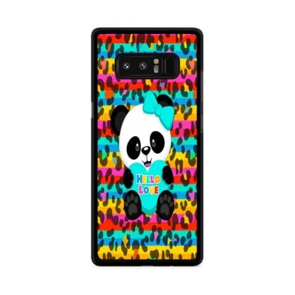 Cute Panda Hello Love Samsung Galaxy Note 8 Case