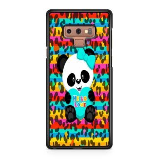 Cute Panda Hello Love Samsung Galaxy Note 9 Case