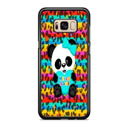 Cute Panda Hello Love Samsung Galaxy S8 / S8 Plus Case