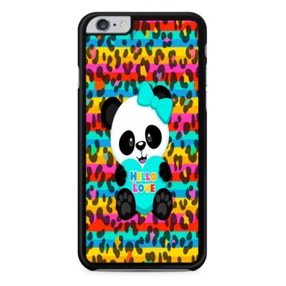 Cute Panda Hello Love iPhone 6 / 6S / 6 Plus / 6S Plus Case
