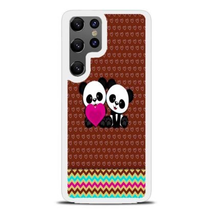 Cute Twin Panda Samsung Galaxy S25 / S25 Plus / S25 Ultra Case - Image 2