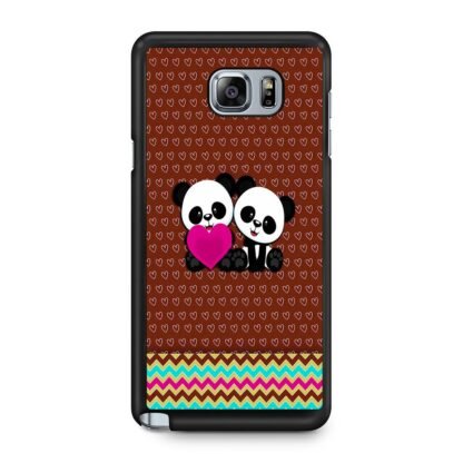 Cute Twin Panda Samsung Galaxy Note 5 Case