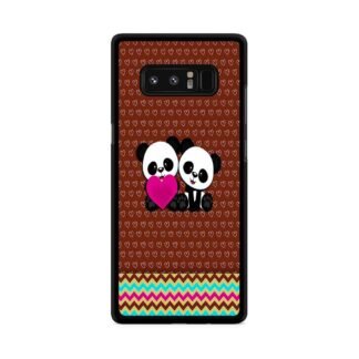 Cute Twin Panda Samsung Galaxy Note 8 Case