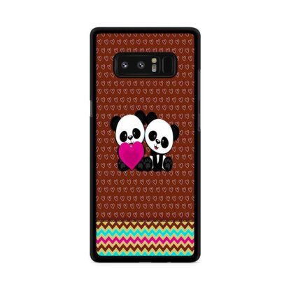 Cute Twin Panda Samsung Galaxy Note 8 Case