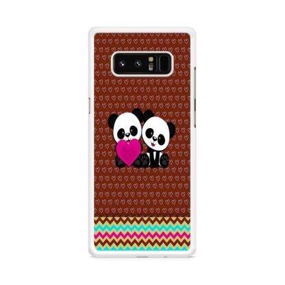 Cute Twin Panda Samsung Galaxy Note 8 Case - Image 2