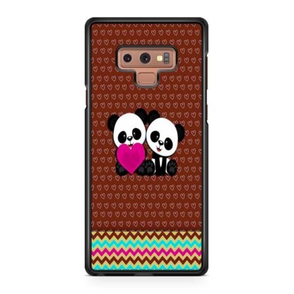 Cute Twin Panda Samsung Galaxy Note 9 Case