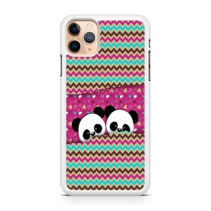 Cute Twin Panda Pink iPhone 13 / 13 Pro / 13 Pro Max / 13 Mini Case - Image 2
