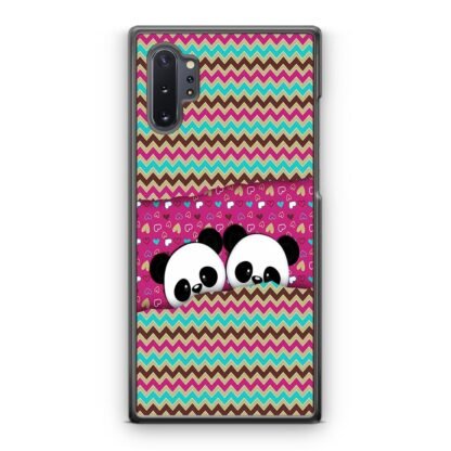 Cute Twin Panda Pink Samsung Galaxy Note 10 / Note 10 Plus Case
