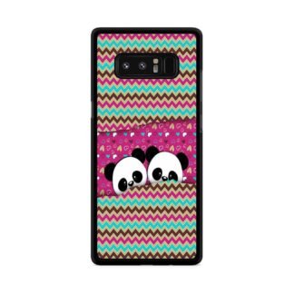 Cute Twin Panda Pink Samsung Galaxy Note 8 Case
