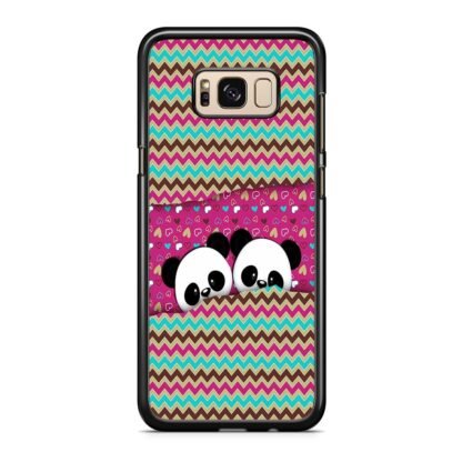 Cute Twin Panda Pink Samsung Galaxy S8 / S8 Plus Case