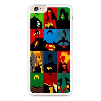 DC Justice League Hero Vector iPhone 6 / 6S / 6 Plus / 6S Plus Case - Image 2