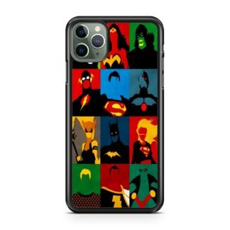 DC Justice League Hero Vector iPhone 11 / 11 Pro / 11 Pro Max Case