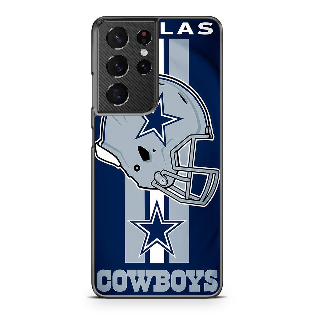Dallas Cowboys Helmet NFL Logo Samsung Galaxy S21 / S21 Plus / S21 Ultra / S21 FE Case