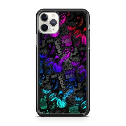 Dark Boom Bang Neon Color Collage iPhone 12 / 12 Pro / 12 Pro Max / 12 Mini Case