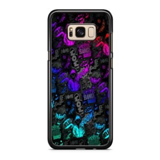 Dark Boom Bang Neon Color Collage Samsung Galaxy S8 / S8 Plus Case
