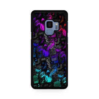 Dark Boom Bang Neon Color Collage Samsung Galaxy S9 / S9 Plus Case