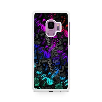 Dark Boom Bang Neon Color Collage Samsung Galaxy S9 / S9 Plus Case - Image 2