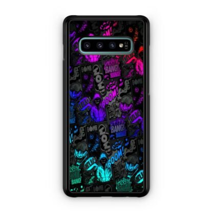 Dark Boom Bang Neon Color Collage Samsung Galaxy S10 / S10e / S10 Plus / S10 5G Case
