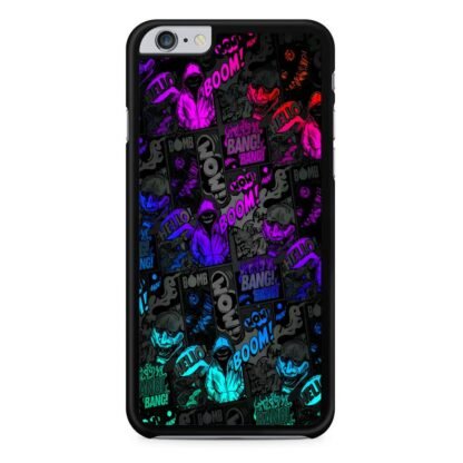 Dark Boom Bang Neon Color Collage iPhone 6 / 6S / 6 Plus / 6S Plus Case