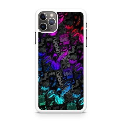 Dark Boom Bang Neon Color Collage iPhone 15 / 15 Plus / 15 Pro / 15 Pro Max Case - Image 2