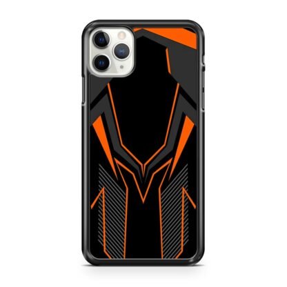 Dark Grey Orange Drop Pattern Cover iPhone 12 / 12 Pro / 12 Pro Max / 12 Mini Case