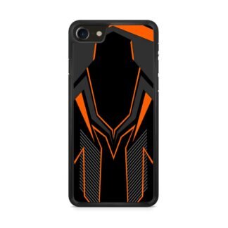 Dark Grey Orange Drop Pattern Cover iPhone 7 / 8 / SE 2020 / SE 2022 Case