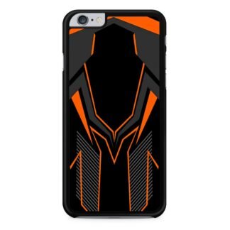 Dark Grey Orange Drop Pattern Cover iPhone 6 / 6S / 6 Plus / 6S Plus Case