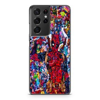 Deadpool Comic Collage Samsung Galaxy S21 / S21 Plus / S21 Ultra / S21 FE Case