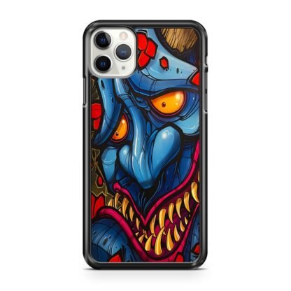 Demon Monster Blue Fangs iPhone 12 / 12 Pro / 12 Pro Max / 12 Mini Case