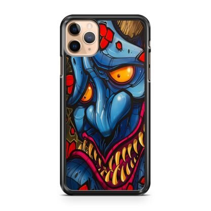 Demon Monster Blue Fangs iPhone 13 / 13 Pro / 13 Pro Max / 13 Mini Case