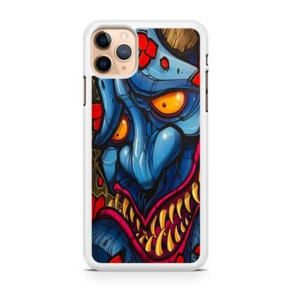 Demon Monster Blue Fangs iPhone 13 / 13 Pro / 13 Pro Max / 13 Mini Case - Image 2