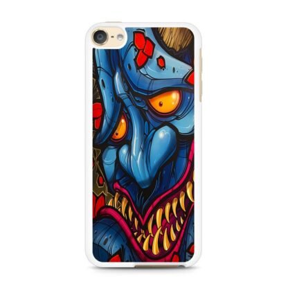 Demon Monster Blue Fangs iPod Touch 6 / 7 Case - Image 2