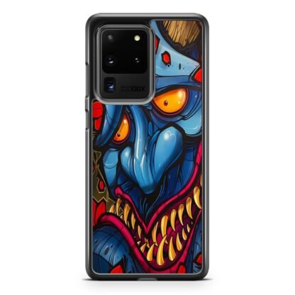 Demon Monster Blue Fangs Samsung Galaxy S20 / S20 Plus / S20 Ultra / S20 FE Case