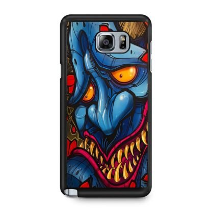 Demon Monster Blue Fangs Samsung Galaxy Note 5 Case