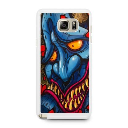 Demon Monster Blue Fangs Samsung Galaxy Note 5 Case - Image 2
