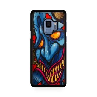 Demon Monster Blue Fangs Samsung Galaxy S9 / S9 Plus Case