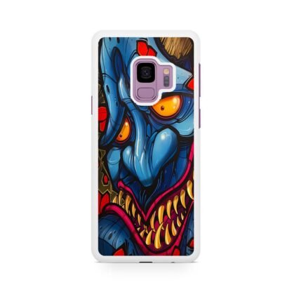 Demon Monster Blue Fangs Samsung Galaxy S9 / S9 Plus Case - Image 2