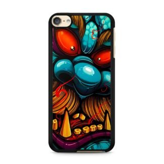 Demon Monster Blue Red Eyes iPod Touch 6 / 7 Case